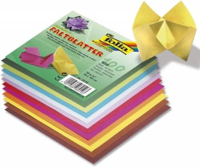 GENERIQUE Folia Papier Origami Ft 20 X 20 Cm, Paquet De 100 Feuillets 1 Unit&eacute;(S)