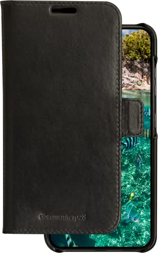 DBRAMANTE1928 Folio 2 en 1 Samsung G S23 5G Lynge en Cuir Noir  - Neuf