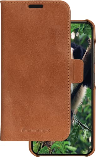 DBRAMANTE1928 Folio 2 en 1 Samsung G S23 5G Lynge en Cuir Tan  - Neuf