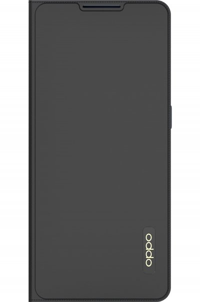 OPPO Folio Flip Cover Noir pour  Reno 6  - Neuf