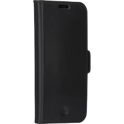 DBRAMANTE1928 Folio iPhone 13 Pro Max en Cuir Copenhagen Slim Noir  - Neuf