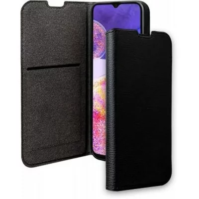 BIGBEN CONNECTED Folio Wallet Samsung G A23 5G Noir - 65% Plastique recycl&eacute; Certifi&eacute; GRS Bigben