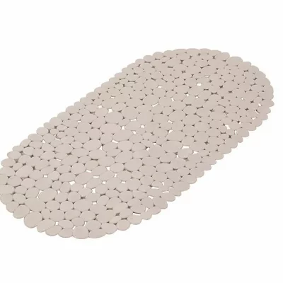 L3C Fond de de baignoire anti-d&eacute;rapant 69x36 cm Taupe
