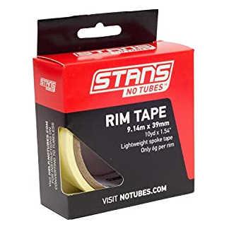 STAN S Fond de Jante Stans No Tubes - Clair} - 10yd x 39mm}, Clair}