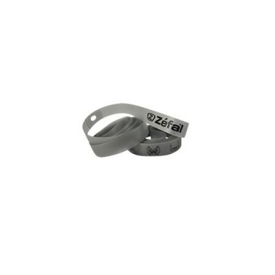 ZEFAL Fond de jante v&eacute;lo de route Z&eacute;fal 700C gris souple (16 mm) lot de 2