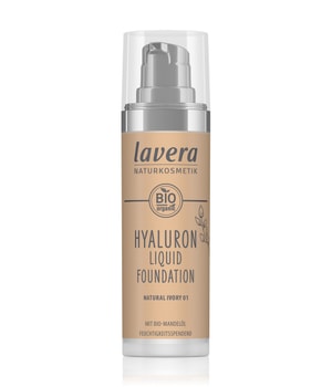 LAVERA Fond de Teint Liquide Acide Hyaluronique -  Natural Ivory 01