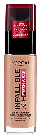 L OREAL PARIS Fond de teint liquide Loreal Infallible 24H Fresh Wear Spf25 #180 30ml