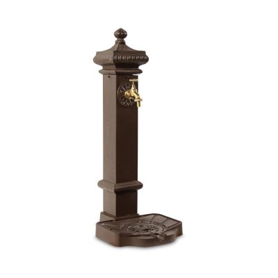 DECORATION D AUTREFOIS Fontaine de Jardin Aluminium, M&eacute;tal Marron - DECORATION D'AUTREFOIS