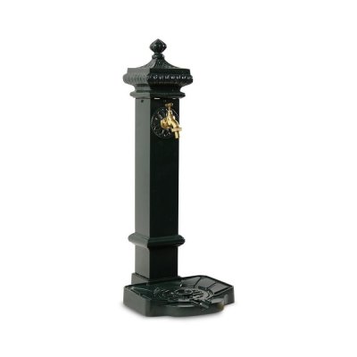 DECORATION D AUTREFOIS Fontaine de Jardin Aluminium-M&eacute;tal Vert 29x33x76cm