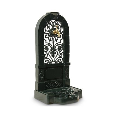 DECORATION D AUTREFOIS Fontaine de jardin fonte vert 35.5x31x74.5cm - d&eacute;coration d'autrefois