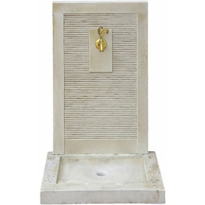 HABITAT ET JARDIN Fontaine ""ETNA"" - en pierre reconstitu&eacute;e - 57 x 42 x 87 cm Beige