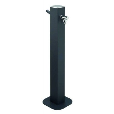 JARDINEX Fontaine robinet en aluminium gris anthracite