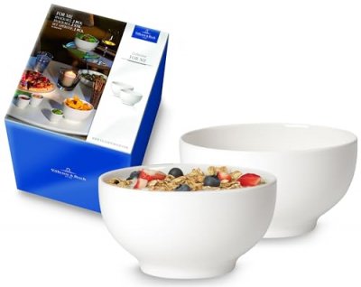VILLEROY & BOCH For Me Set ap&eacute;ritif 2 pcs. Blanc 