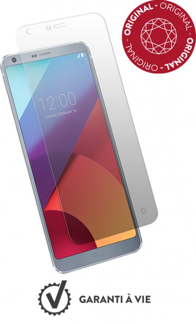 FORCE GLASS  - Protection d'&eacute;cran pour t&eacute;l&eacute;phone portable - glass - transparent - pour LG G6