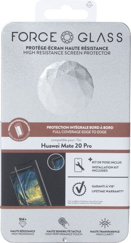 BIGBEN CONNECTED Force Glass Prot&egrave;ge-&eacute;cran en Verre tremp&eacute; pour Huawei Mate 20 Pro