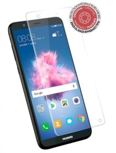 FORCE GLASS  Prot&egrave;ge-&eacute;cran en Verre tremp&eacute; pour Huawei P Smart