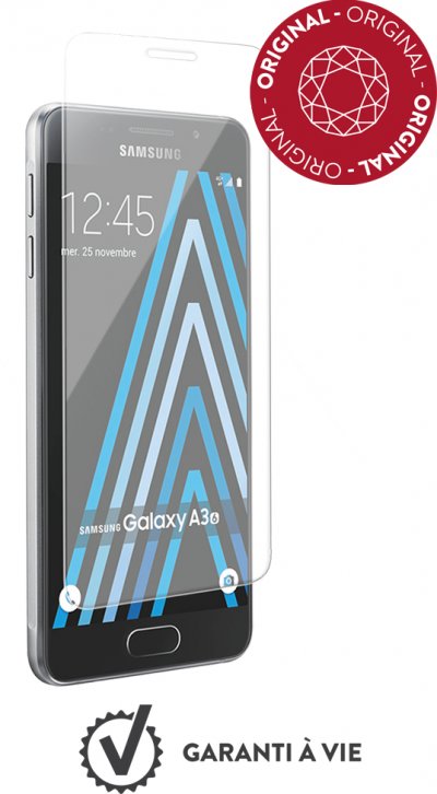 BIGBEN CONNECTED Force Glass Prot&egrave;ge-&eacute;cran en Verre tremp&eacute; pour Samsung Galaxy A3 2016