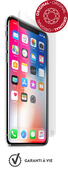 FORCEGLASS FORCE GLASS Verre trempe iPhone X - Transparent