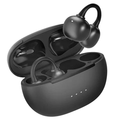 FORCE PLAY  &Eacute;couteurs True Wireless Open-Ear AirClip avec ENC Noir