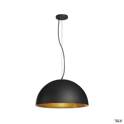 SLV FORCHINI M PD-1 suspension, 50cm, rond, noir or, E27, max. 40W