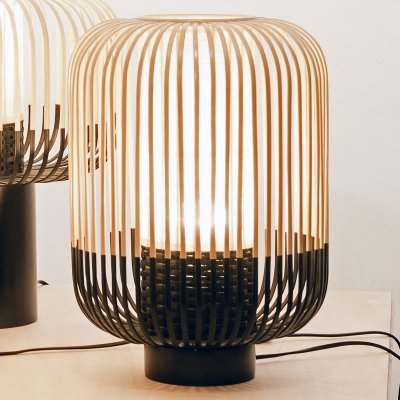 FORESTIER  Bamboo Light M lampe &agrave; poser 39&nbsp;cm noire