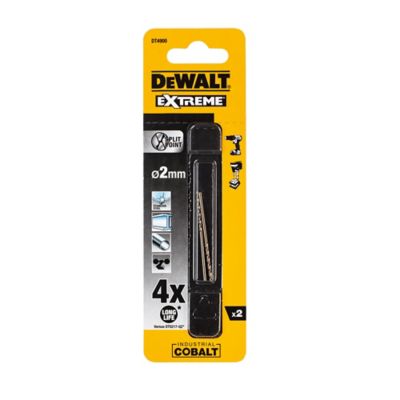 DEWALT Foret m&eacute;tal 2&nbsp;mm  extreme (lot de 2) 5035048094648