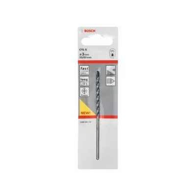 BOSCH Forets &agrave;&nbsp; B&eacute;ton Cyl-5 (3X50X90) 5 Unit&eacute;s