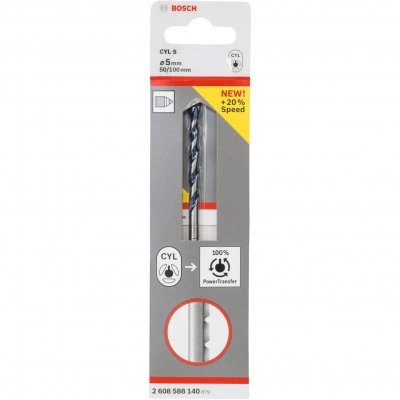 BOSCH Forets &agrave;&nbsp; B&eacute;ton Cyl-5 (5X50X100) 5 Unit&eacute;s