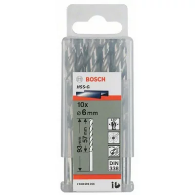 BOSCH Forets &agrave;&nbsp; M&eacute;taux Hss-G Standard, Din 338 (1,7 X 20 X 43 Mm)