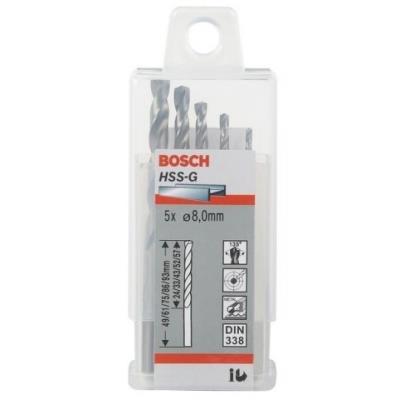 BOSCH Forets &agrave;&nbsp; M&eacute;taux Hss-G Standard, Din 338 (9,1 X 81 X 125 Mm)