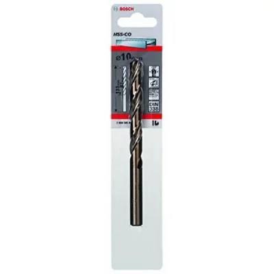 BOSCH Forets &Agrave; M&eacute;taux Rectifi&eacute;  Hss-co Din 338 - Taille - &Oslash; 10 Mm
