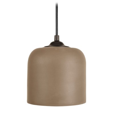 TOSEL Forno - suspension cylindrique poterie taupe