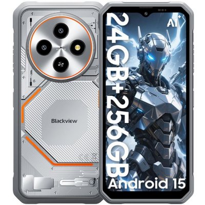 BLACKVIEW Fort 2 Rugged Phone Android 15, 24GB+256GB 2TB Expand 10000mAh Battery Rugged Smartphone - Blanc