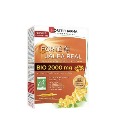 FORTE PHARMA  Bio Gel&eacute;e Royale 2000 mg 20 ampoules