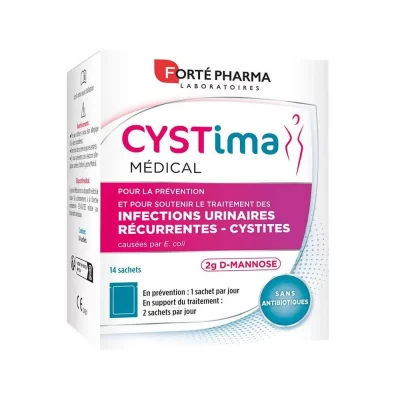 FORTE PHARMA Fort&eacute; Pharma Cystima M&eacute;dical - 14 Sachets (Dispositif M&eacute;dical) - Bo&icirc;te 14 sachets de 2 g