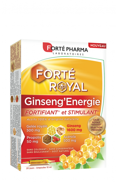 FORTE PHARMA Fort&eacute; Pharma Fort&eacute; Royal Ginseng'Energia 20 Ampollas