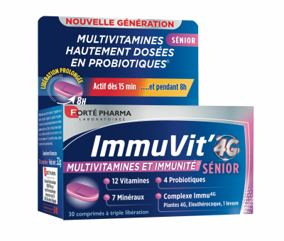 FORTE PHARMA Fort&eacute; Pharma Immuvit 4 g 60 Comprim&eacute;s - 2 Mois - Pot 60 comprim&eacute;s