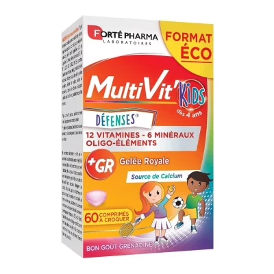 FORTE PHARMA  multivit kids 60 comprim&eacute;s