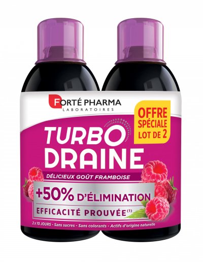FORTE PHARMA Fort&eacute; Pharma Turbodraine minceur go&ucirc;t framboise