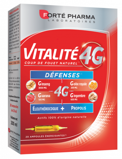 FORTE PHARMA  - Vitalit&eacute; 4G D&eacute;fenses Compl&eacute;ment Alimentaire 1 unit&eacute;