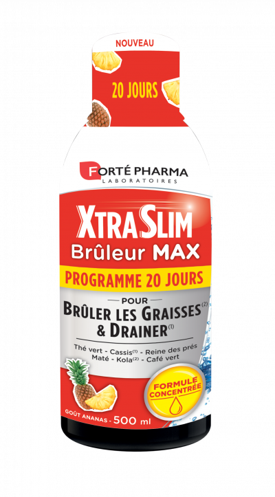 FORTE PHARMA  Xtra slim - Br&ucirc;leur max programme 20j go&ucirc;t ananas 500ml