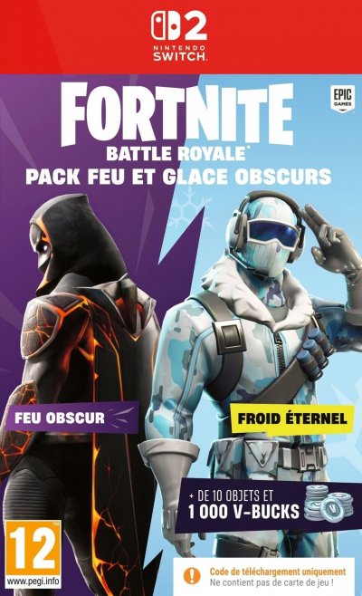 JUST FOR GAMES Fortnite Darkfire & Ice Bundle (code De T&eacute;l&eacute;chargement) SWITCH 2