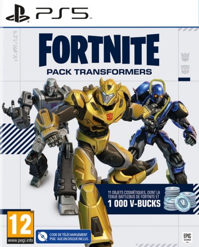 Fortnite : Pack Transformers (Code in a Box) (PS5)