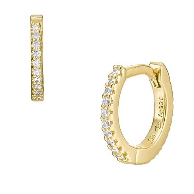 FOSSIL  - Cr&eacute;oles 925 Argent Boucles d'oreilles 1 unit&eacute;