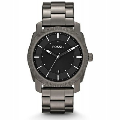 FOSSIL  Men Montre Machine En Acier Inoxydable Fum&eacute; Gris - One size