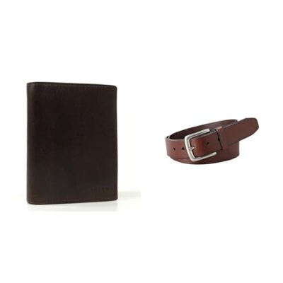 FOSSIL  Men Portefeuille Derrick Vertical Rfid Marron - One size