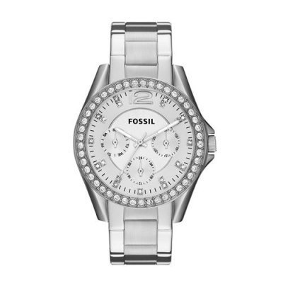 FOSSIL  Montre femme ES3202 Riley. Couleur: Argent