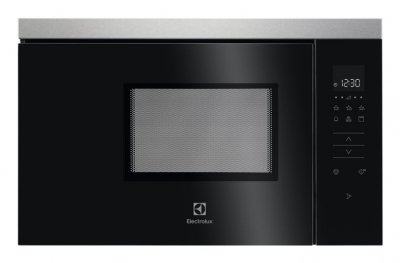 ELECTROLUX Four &agrave; micro-ondes MQ818GXE Noir, Acier inoxydable Micro-ondes avec grill Encastrable 17 L 800 W