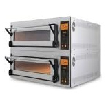RESTO ITALIA Four &agrave; pizza double &eacute;lectrique professionnel 8 pizzas TR D 4 13,8 kW 