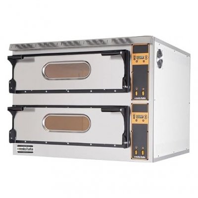 RESTO ITALIA Four &agrave; Pizza Double Electrique Professionnel TL D Big 26,4 kW 
